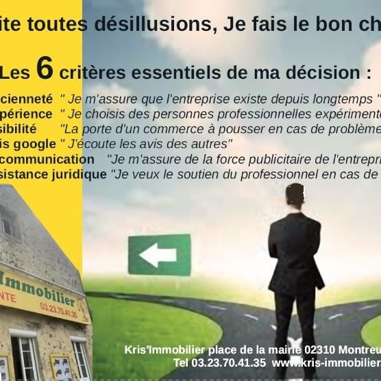 KRIS IMMOBILIER Agence Immobilière - MONTREUIL AUX LIONS KRIS IMMOBILIER Agence Immobilière - MONTREUIL AUX LIONS